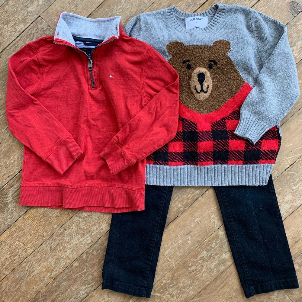 5T Old Navy Holiday paired w/Nautica shirt
